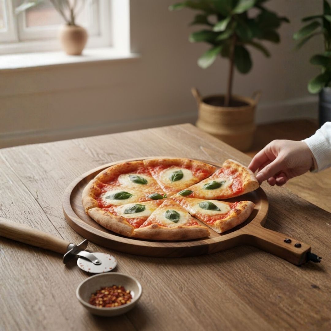 Wooden Pizza Platter for Stylish Dining